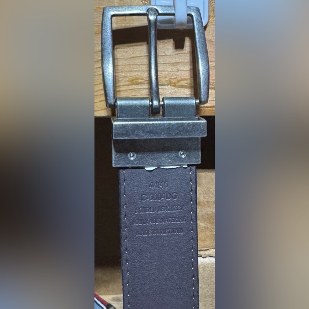 Unlisted Brown and Silver Belt with Classic Design